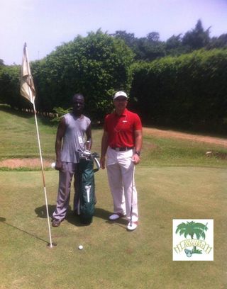 Patrick au golf course de Bamako Patrick au golf course de Bamako